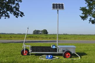 drinkbak schapen zonnepaneel poortman solar type210